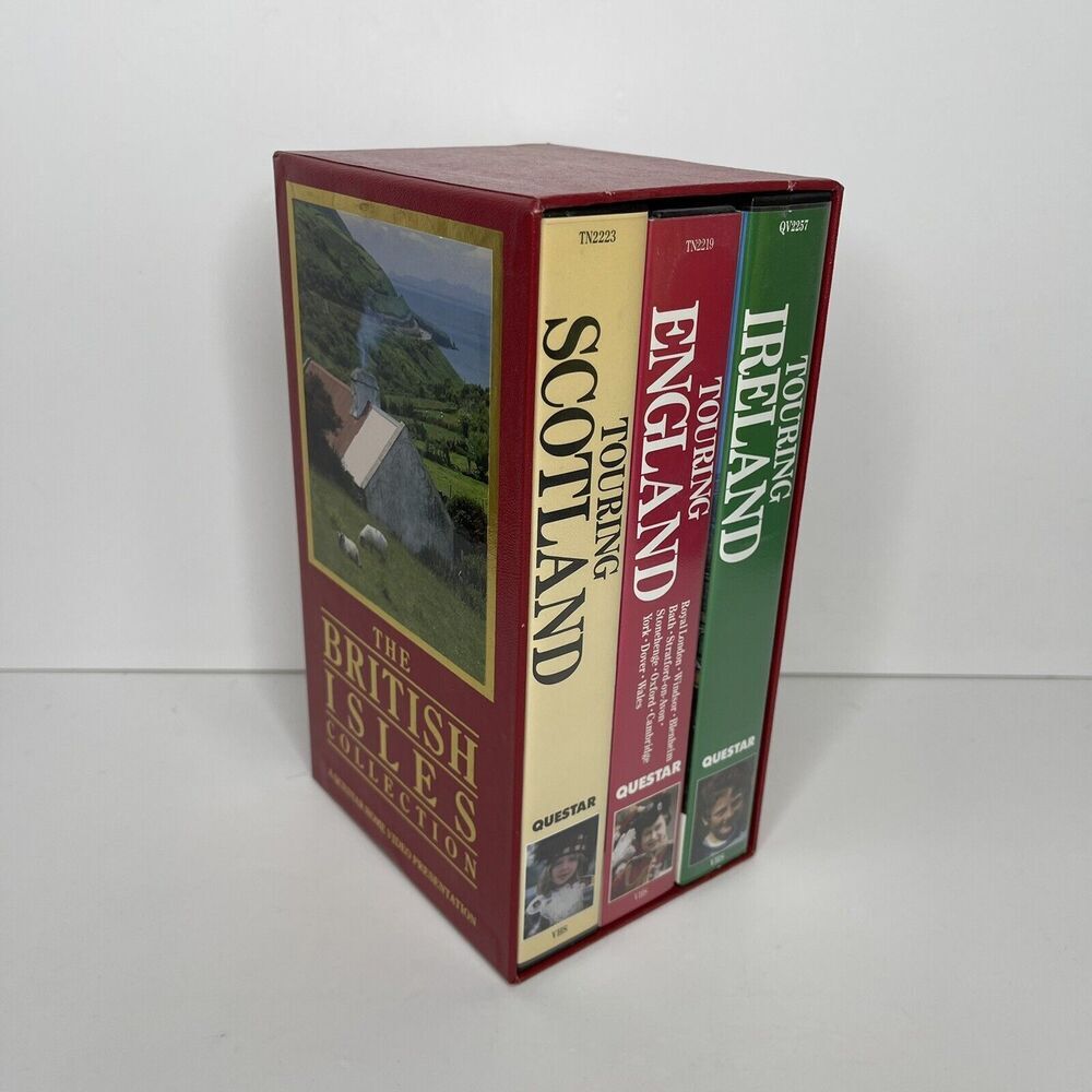The British Isles Collection VHS Box Set 3 Tapes Documentary Touring Travel‎